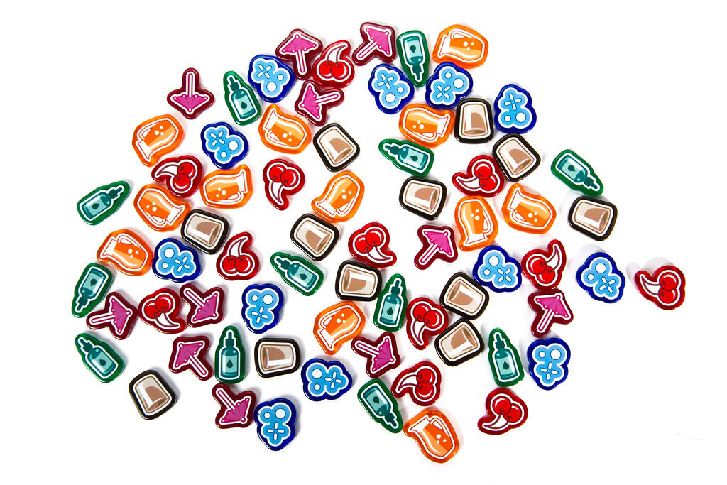 Distilled Cocktails Acrylic Mixer Tokens