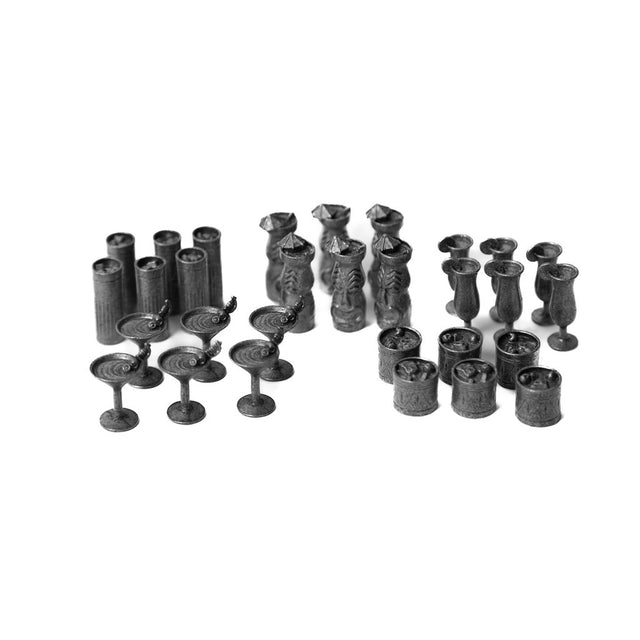 Distilled Cocktails Mini Metal Glasses