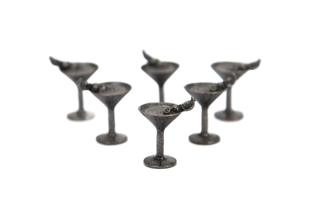 Distilled Cocktails Mini Metal Glasses