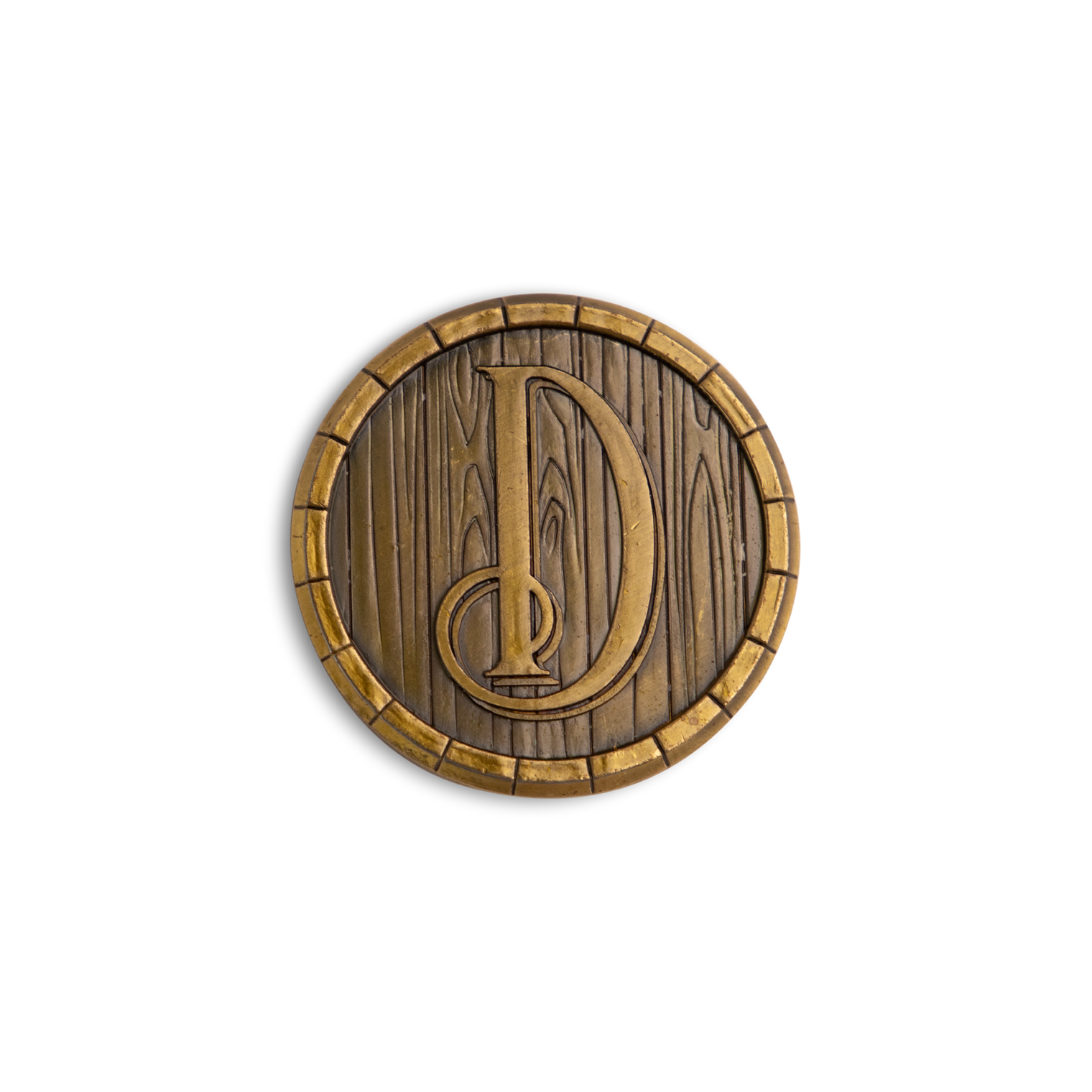 Distilled Metal First Player Token