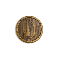 Distilled Metal First Player Token